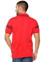 Camiseta Polo Rojo-Negro US Polo Assn de US Polo Assn
