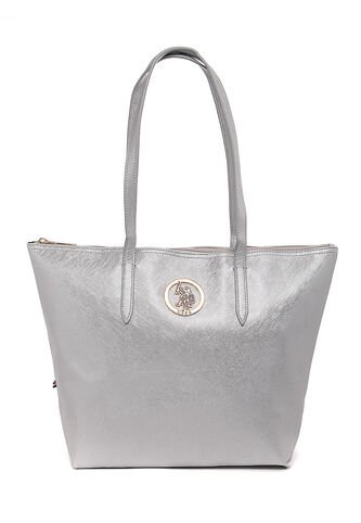 Bolso U.S. POLO ASSN. Plateado US Polo Assn