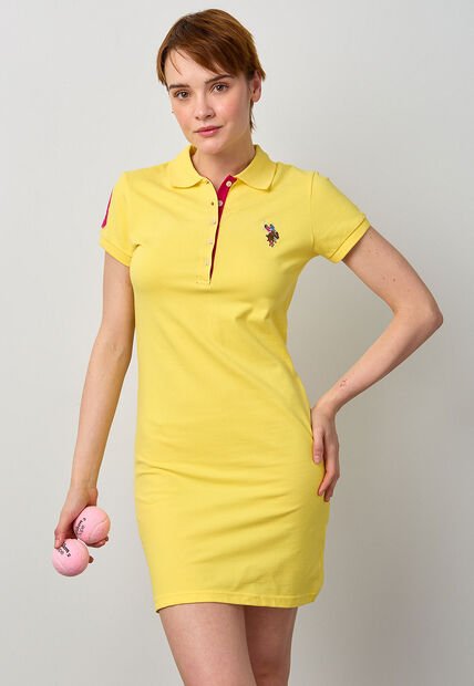 Vestido U.S. POLO ASSN. Amarillo