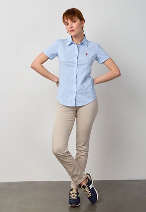 Camisa U.S. POLO ASSN. Celeste