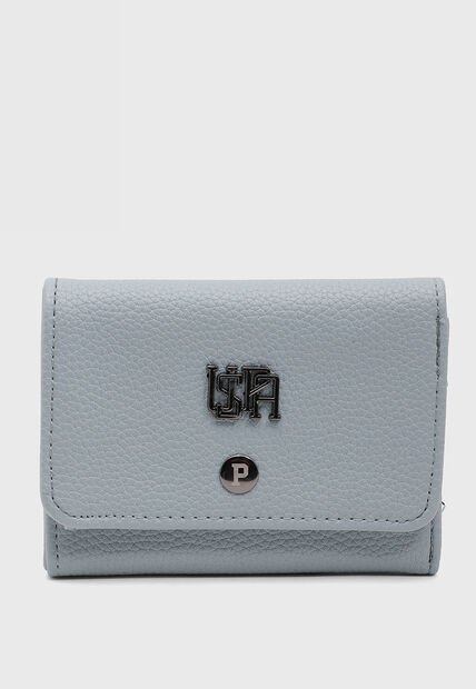 Billetera U.S. POLO ASSN. Azul Grisáceo