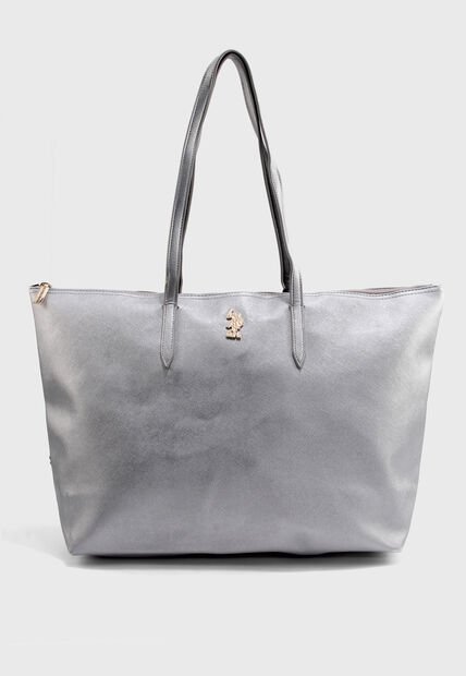 Bolso U.S. POLO ASSN. Plateado