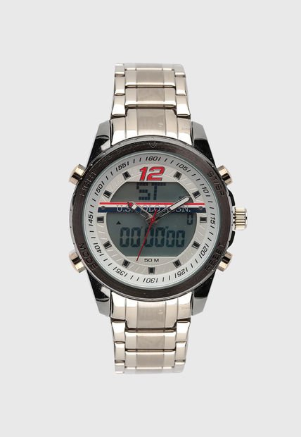 Reloj US POLO ASSN Plateado