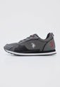 Tenis Lifestyle Gris-Negro-Rojo Us Polo Assn de US Polo Assn