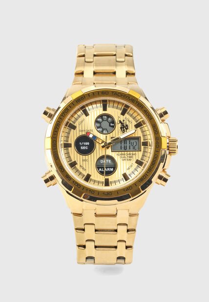 Reloj U.S. POLO ASSN. Dorado