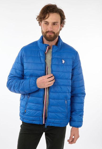 Chaqueta Acolchada Azul Royal US POLO ASSN