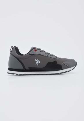 Tenis Lifestyle Gris-Negro-Rojo Us Polo Assn