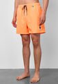 Traje de Baño U.S. POLO ASSN. Naranja Neón de US Polo Assn