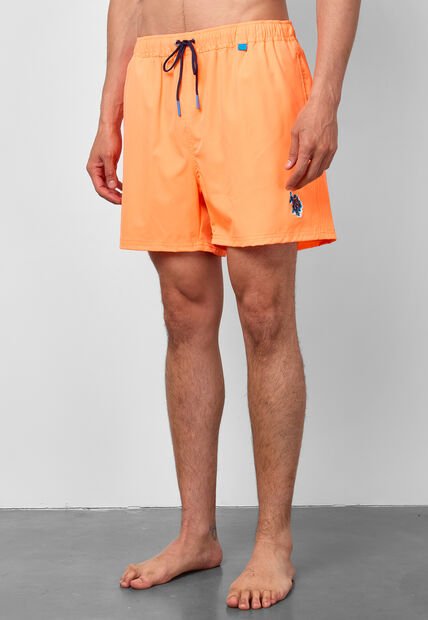 Traje de Baño U.S. POLO ASSN. Naranja Neón