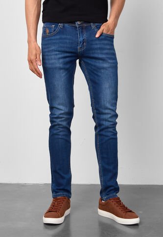 Jean U.S. POLO ASSN. 901 Slim Fit  Índigo Medio US Polo Assn