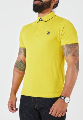 Camiseta Polo Amarillo-Negro Us Polo Assn