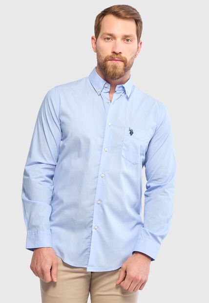 Camisa U.S. POLO ASSN. Celeste