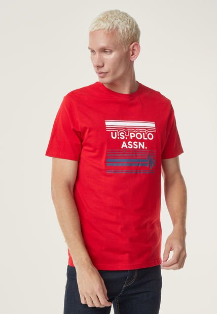 Camiseta U.S. POLO ASSN. Rojo