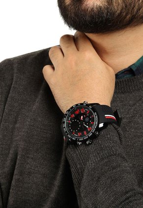 Reloj Negro-Rojo Us Polo Assn