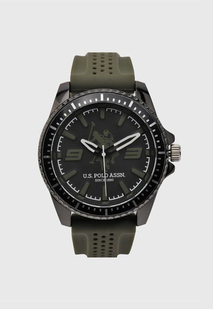 Reloj Verde Oliva-Negro Us Polo Assn