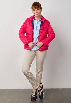 Chaqueta Acolchada U.S. POLO ASSN. Fucsia