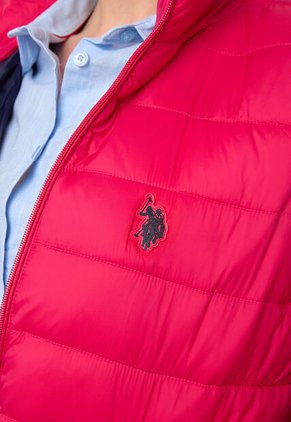 Chaqueta Acolchada U.S. POLO ASSN. Fucsia