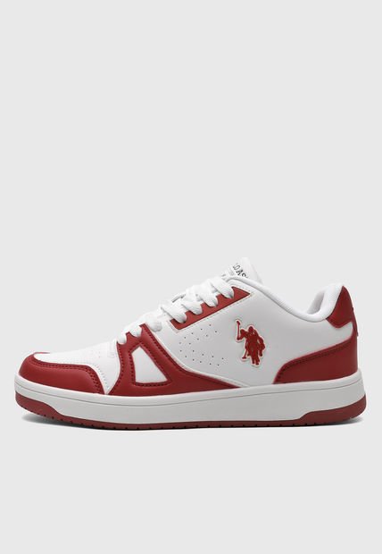 tenis Blanco-Rojo US POLO ASSN