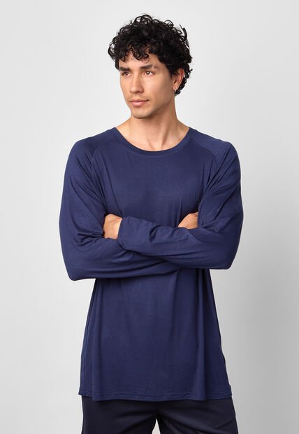 Camiseta Manga Larga U.S. POLO ASSN. Azul