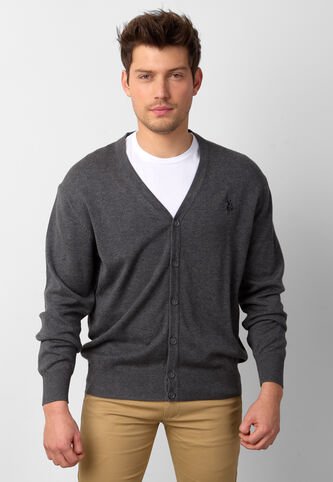 Cárdigan U.S. POLO ASSN. Gris US Polo Assn