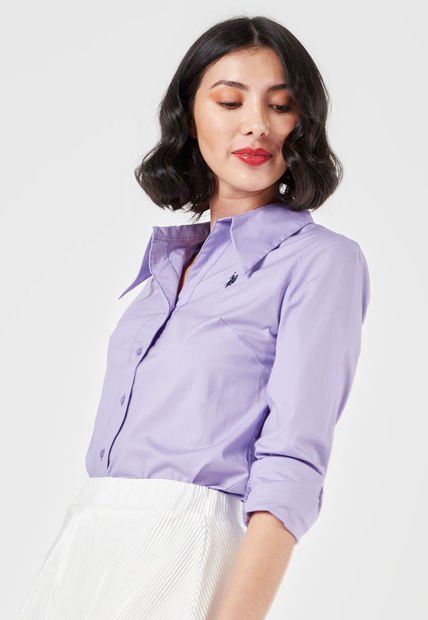Camisa Lila Us Polo Assn