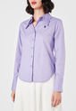 Camisa Lila Us Polo Assn de US Polo Assn