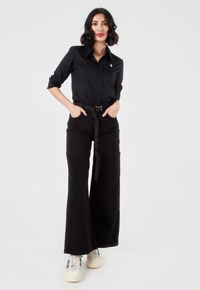 Camisa Negro Us Polo Assn