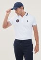 Polo Blanco-Azul Navy-Rojo Us Polo Assn de US Polo Assn