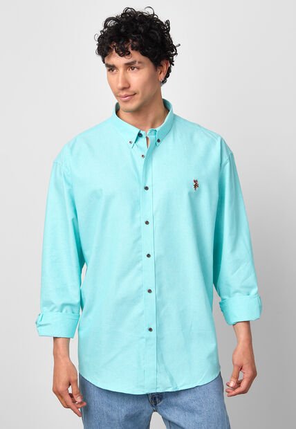 Camisa U.S. POLO ASSN. Aguamarina