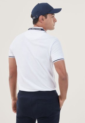Polo Blanco-Azul Navy-Rojo Us Polo Assn