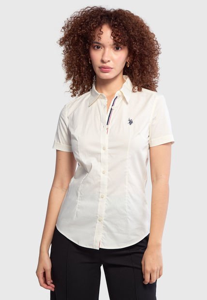 Camisa U.S. POLO ASSN. Marfil
