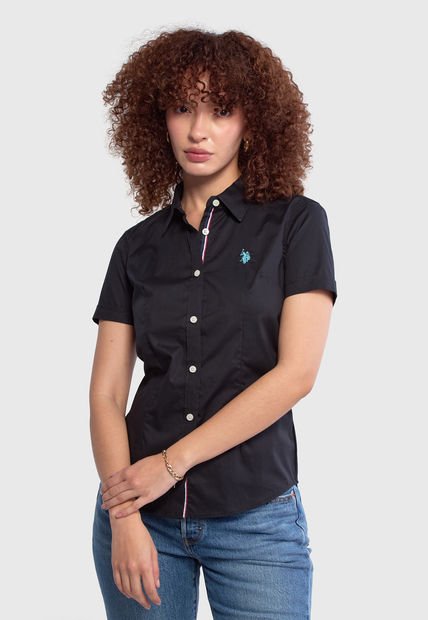 Camisa U.S. POLO ASSN. Negro