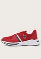 Tenis Lifestyle Rojo-Blanco-Azul Us Polo Assn de US Polo Assn