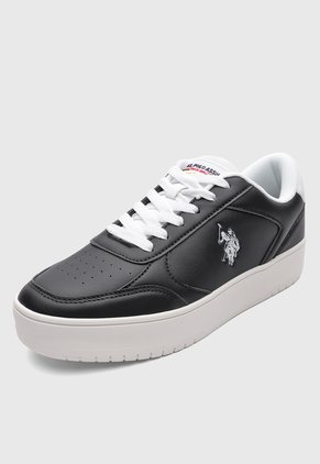 Tenis Lifestyle U.S. POLO ASSN. Open Court Negro