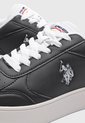 Tenis Lifestyle U.S. POLO ASSN. Open Court Negro de US Polo Assn