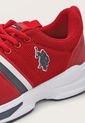 Tenis Lifestyle Rojo-Blanco-Azul Us Polo Assn de US Polo Assn