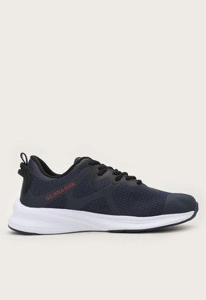 Tenis Lifestyle Azul Navy-Rojo-Blanco Us Polo Assn