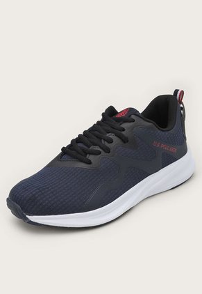 Tenis Lifestyle Azul Navy-Rojo-Blanco Us Polo Assn