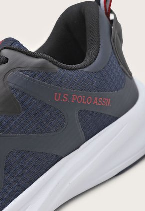 Tenis Lifestyle Azul Navy-Rojo-Blanco Us Polo Assn