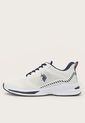 Tenis Lifestyle Blanco-Azul Us Polo Assn de US Polo Assn