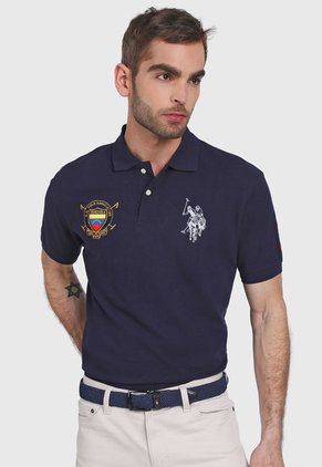 Polo Azul-Blanco Us Polo Assn