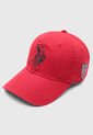 Gorra U.S. POLO ASSN. Rojo de US Polo Assn
