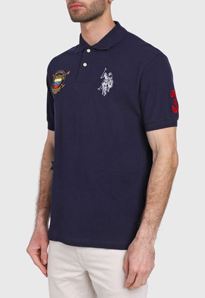 Polo Azul-Blanco Us Polo Assn