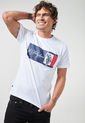 Camiseta Blanco-Azul Navy-Rojo Us Polo Assn de US Polo Assn