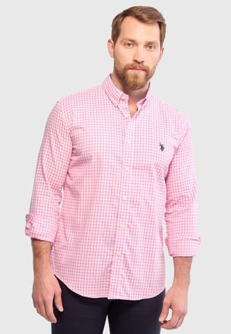 Camisa U.S. POLO ASSN. Rosa US Polo Assn
