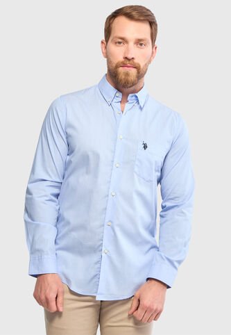 Camisa U.S. POLO ASSN. Celeste US Polo Assn