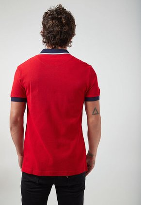 Polo Rojo-Azul Navy-Blanco Us Polo Assn