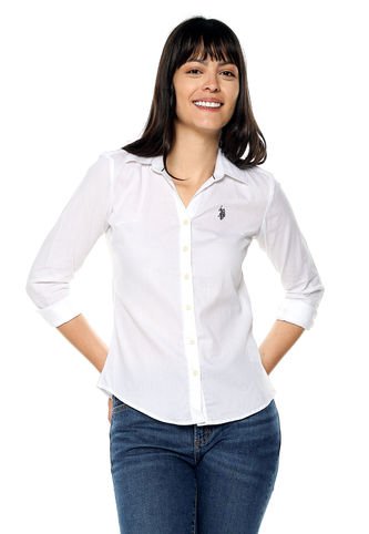 Camisa Blanco-Negro Us Polo Assn US Polo Assn