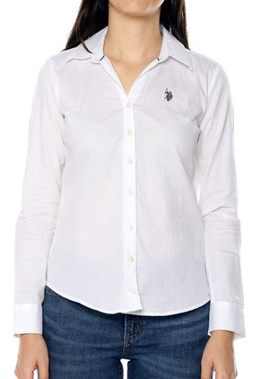 Camisa Blanco-Negro Us Polo Assn