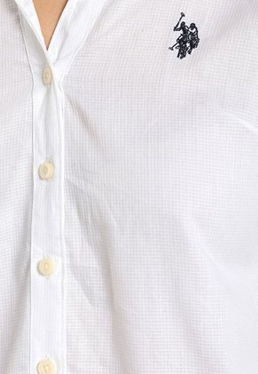 Camisa Blanco-Negro Us Polo Assn
